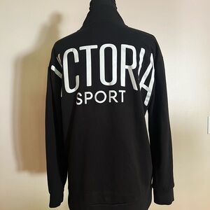 Victoria Sport Black Quarter Zip Jacket